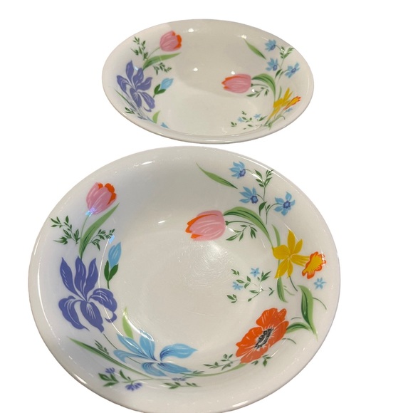 Heinrich Bavaria Primavera Cereal Bowl  Floral Porcelain Bone China Germany - Picture 2 of 5